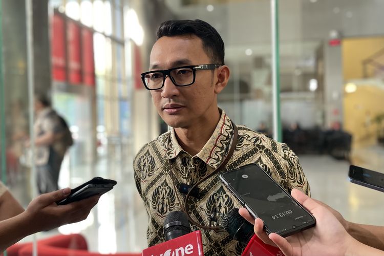 Juru Bicara KPK Budi Prasetyo di Gedung Merah Putih, Jakarta, Rabu (17/9/2025).