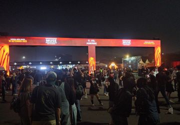 Suasana Lokasi Konser Muse di Jakarta